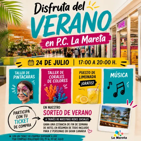 Evento: ¡Disfruta del verano en P.C. La Mareta!